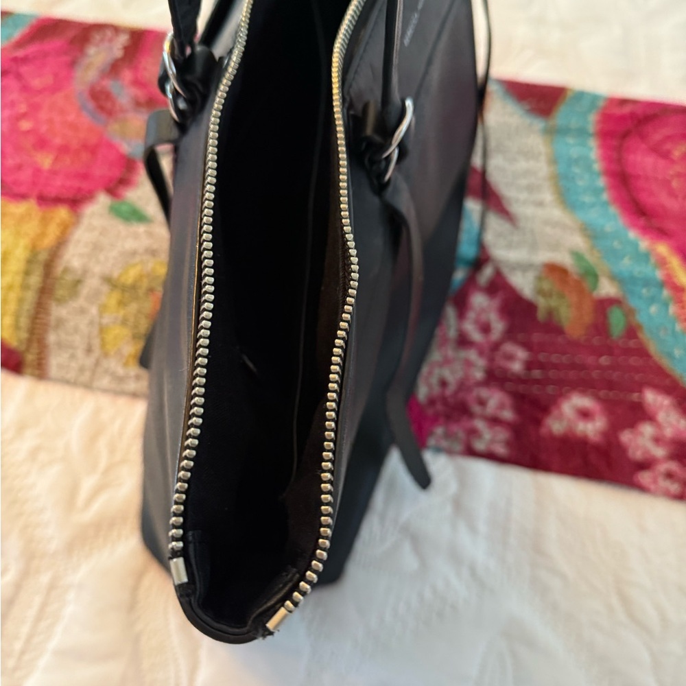 Rebecca Minkoff Black Structured Tote with Timeless Design - Picture 2 of 16